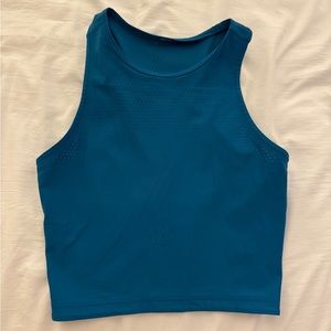 Lululemon cropped athletic tank 4 Teal